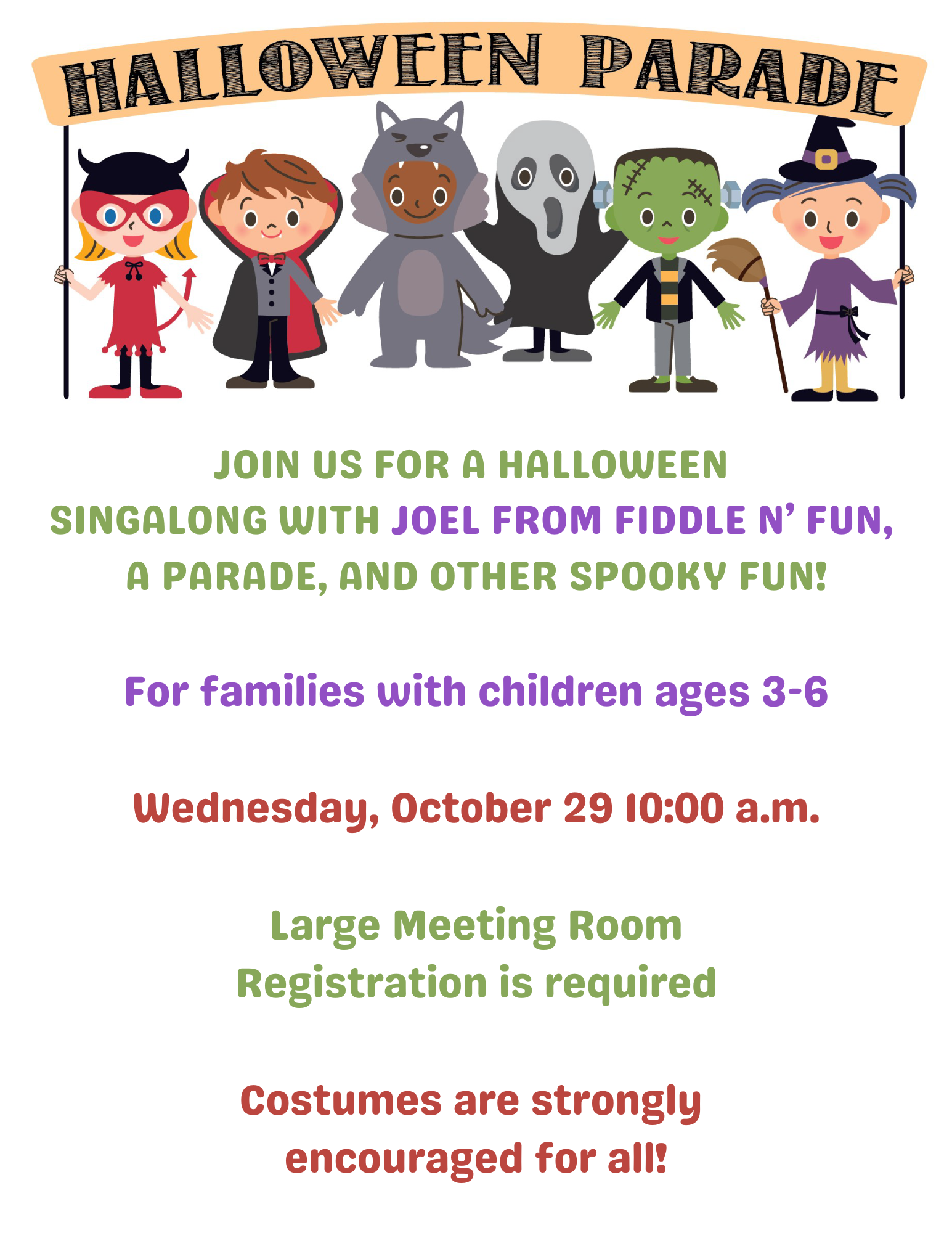 halloween parade Flyer